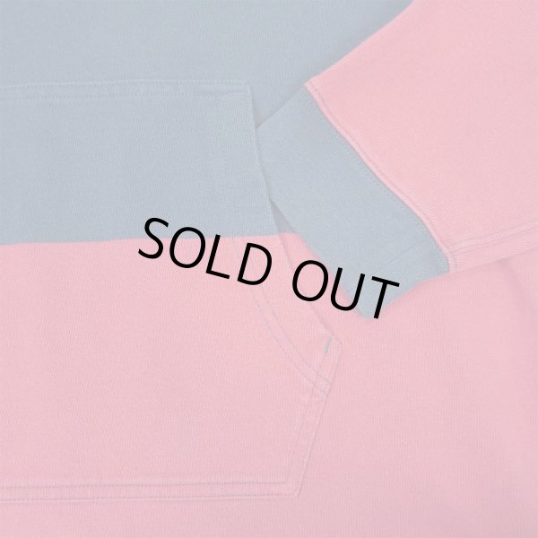 画像3: 00's J.CREW ワイドボーダー柄 フーディーカットソー (3)