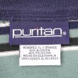 画像2: 90's Puritan Vネック マルチボーダーTシャツ (2)