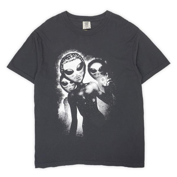 画像1: 00's GODLY THE RULER パロディプリントTシャツ (1)