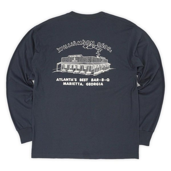 画像1: 90's WILLIAMSON BROS L/S プリントTシャツ (1)