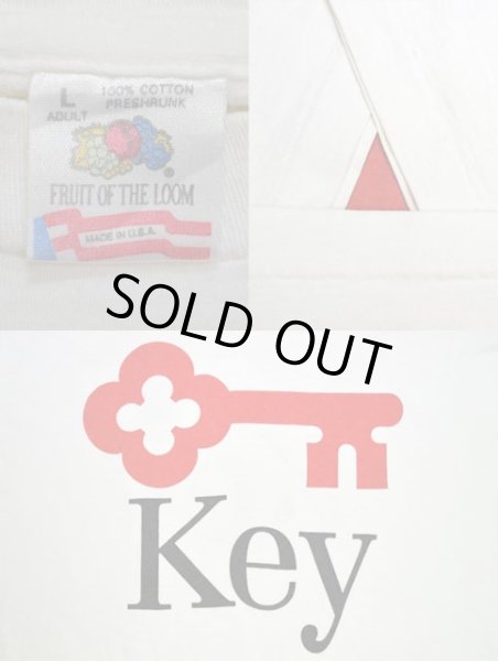 画像3: 80-90's Key プリント Tシャツ "MADE IN USA" (3)