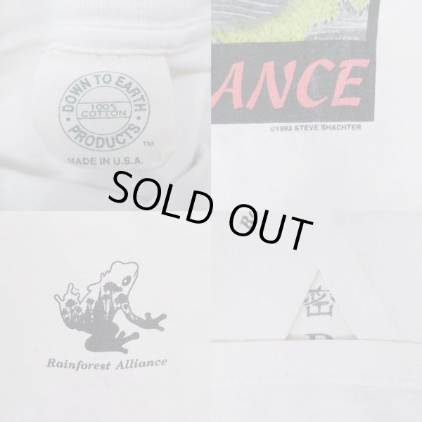 画像3: 90's RAINFOREST ALLIANCE プリントTシャツ “MADE IN USA” (3)