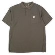 画像1: 00’s Carhartt ポケット付き ポロシャツ "OLIVE" (1)