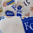 画像4: 00's Kansas City Royals 総柄 オープンカラー レーヨンシャツ (4)