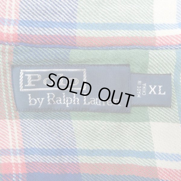 画像3: 00's Polo Ralph Lauren フランネル ワークシャツ (3)
