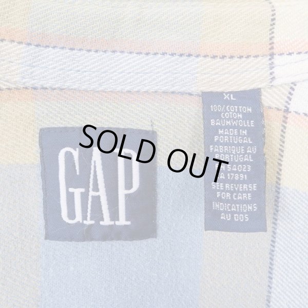 画像3: 90's OLD GAP ヘビーネルシャツ (3)