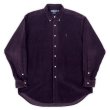 画像1: 90's Polo Ralph Lauren コーデュロイ ボタンダウンシャツ “BLAIRE / PURPLE” (1)