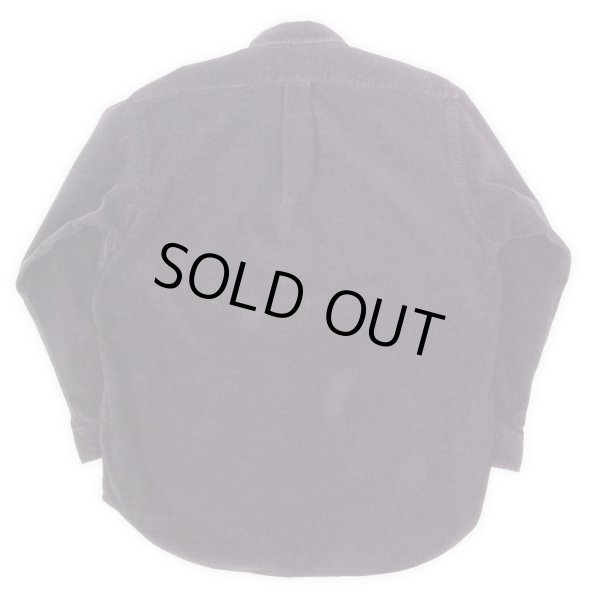 画像2: 90's Polo Ralph Lauren コーデュロイ ボタンダウンシャツ “BLAIRE / PURPLE” (2)