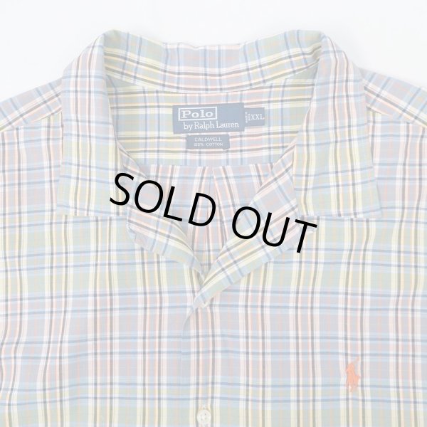 画像3: 90's Polo Ralph Lauren オープンカラーシャツ “CALDWELL” (3)