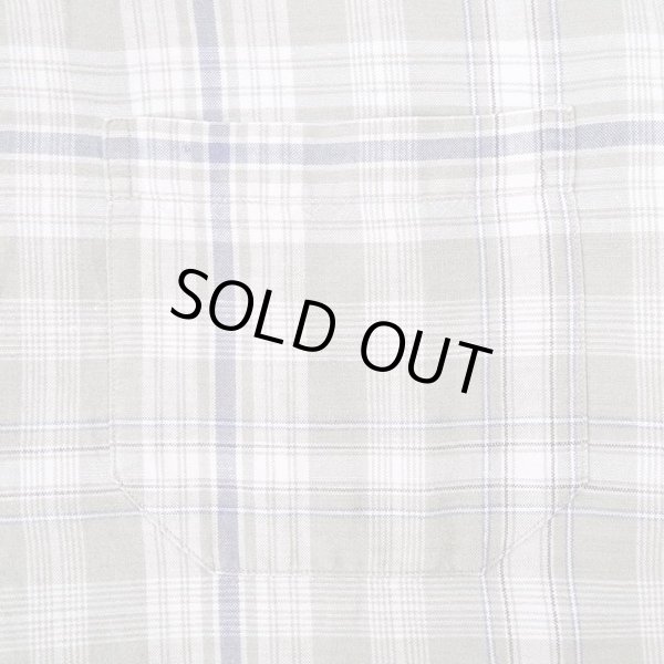 画像4: 90-00's OLD GAP S/S チェック柄 オープンカラーシャツ (4)