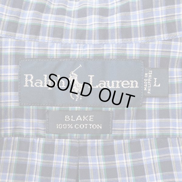 画像2: 90's Polo Ralph Lauren S/S ボタンダウンシャツ "BLAKE" (2)