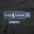 画像2: 90's Polo Ralph Lauren ボタンダウンシャツ "CLASSIC FIT / BLACK" (2)
