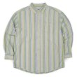 画像1: Late 90's L.L.Bean マルチストライプ柄 ボタンダウンシャツ (1)