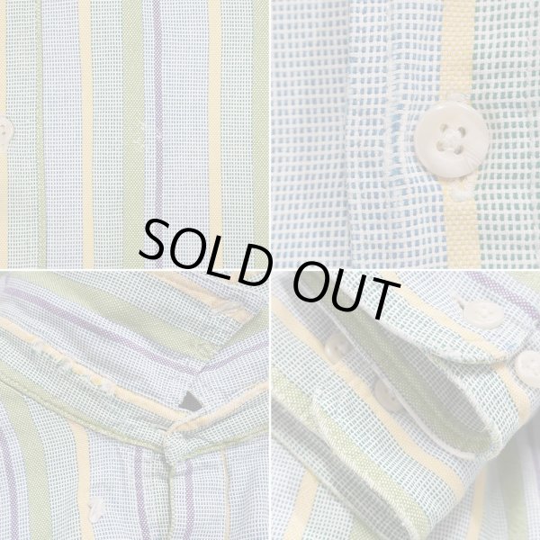 画像3: Late 90's L.L.Bean マルチストライプ柄 ボタンダウンシャツ (3)