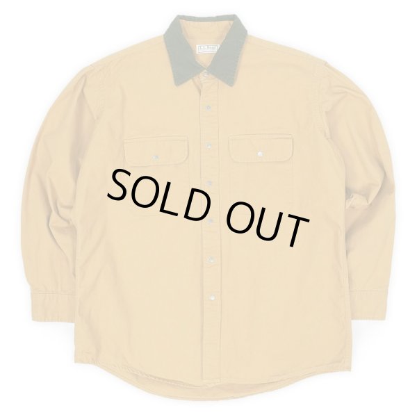 画像1: 80's L.L.Bean コットンダック ワークシャツ “MADE IN USA” (1)