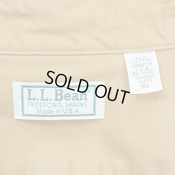 画像2: 80's L.L.Bean コットンダック ワークシャツ “MADE IN USA” (2)