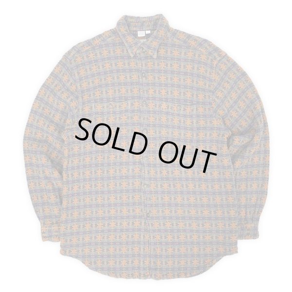 画像1: 90's THE TERRITORY AHEAD 総柄 レギュラーカラーシャツ (1)