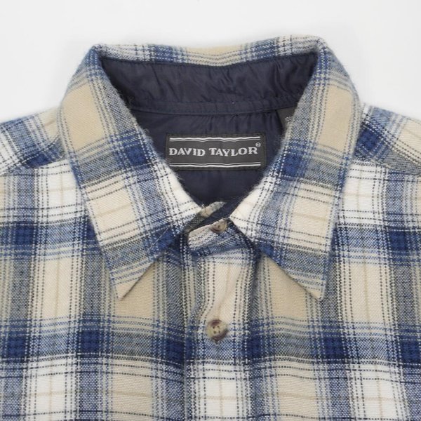 画像3: 90's DAVID TAYLOR アクリルフランネルシャツ (3)