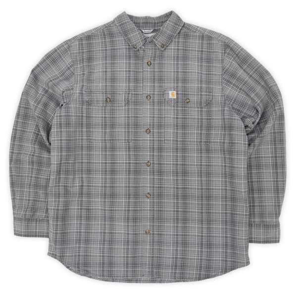 画像1: 00's Carhartt ボタンダウンシャツ "Ombre Plaid" (1)