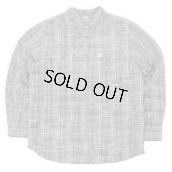 画像1: 00's Carhartt ボタンダウンシャツ "Ombre Plaid" (1)