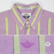 画像3: 90's DOCKERS マルチストライプ柄 S/S ボタンダウンシャツ “Pink × Yellow” (3)