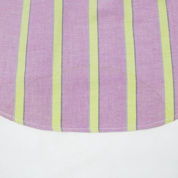 画像4: 90's DOCKERS マルチストライプ柄 S/S ボタンダウンシャツ “Pink × Yellow” (4)