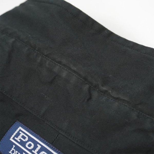 画像4: 90's Polo Ralph Lauren S/S レギュラーカラーシャツ "SLIM LOWELL SPORT / BLACK" (4)
