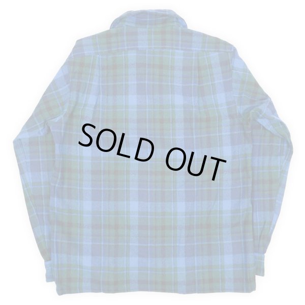 画像2: 70's Pendleton ウールシャツ “BLUE” (2)