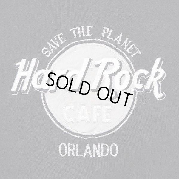 画像2: 90's Hard Rock CAFE ロゴ刺繍 スウェットシャツ "MADE IN USA" (2)