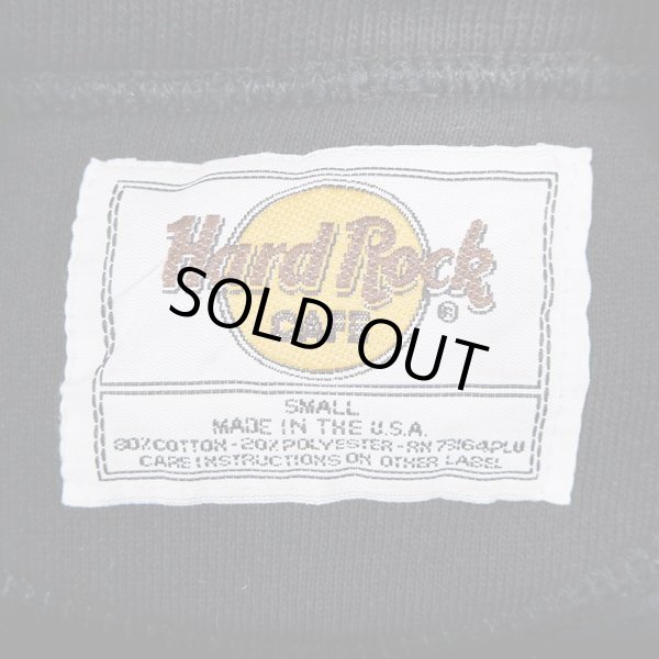 画像3: 90's Hard Rock CAFE ロゴ刺繍 スウェットシャツ "MADE IN USA" (3)