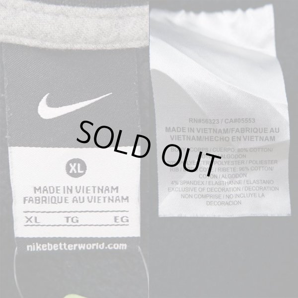 画像2: 00's NIKE カレッジプリント スウェット "スモールスウォッシュロゴ刺繍" (2)