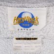 画像2: 90's Hard Rock Cafe ロゴ刺繍 スウェット "MADE IN CANADA" (2)