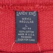 画像2: 90's LANDS' END ロゴ刺繍 コットンピケ スウェット "HBO / MADE IN USA" (2)