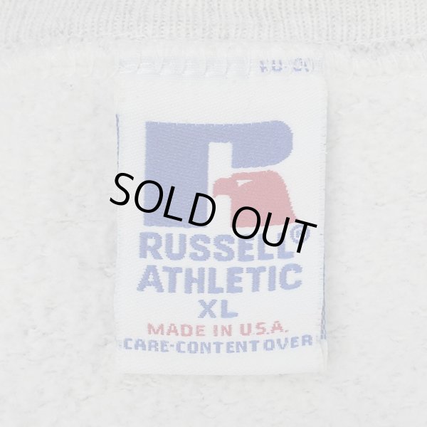 画像3: 90's RUSSELL カレッジプリントスウェット “HEATHER GRAY / MADE IN USA” (3)