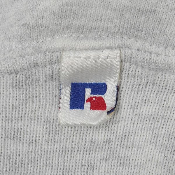 画像4: 90's RUSSELL カレッジプリントスウェット “HEATHER GRAY / MADE IN USA” (4)