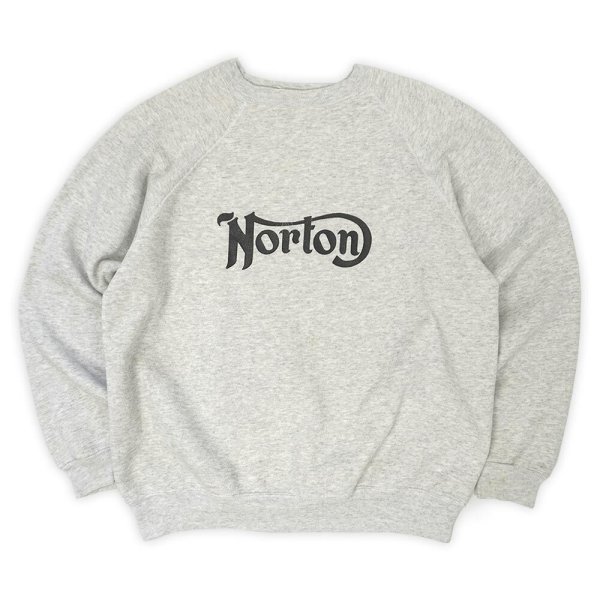 画像1: 80-90's Norton ロゴプリントスウェット "MADE IN USA" (1)