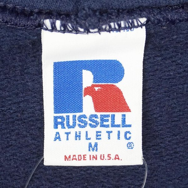 画像2: 90's RUSSELL ハーフジップ スウェットパーカー "MADE IN USA" (2)