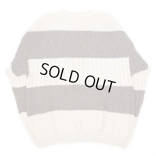 画像2: 90's Eddie Bauer ワイドボーダー柄 ニット "MADE IN USA" (2)