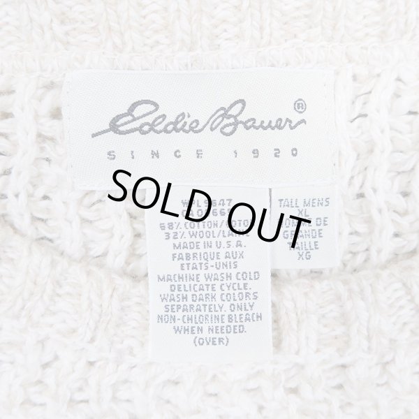 画像3: 90's Eddie Bauer ワイドボーダー柄 ニット "MADE IN USA" (3)