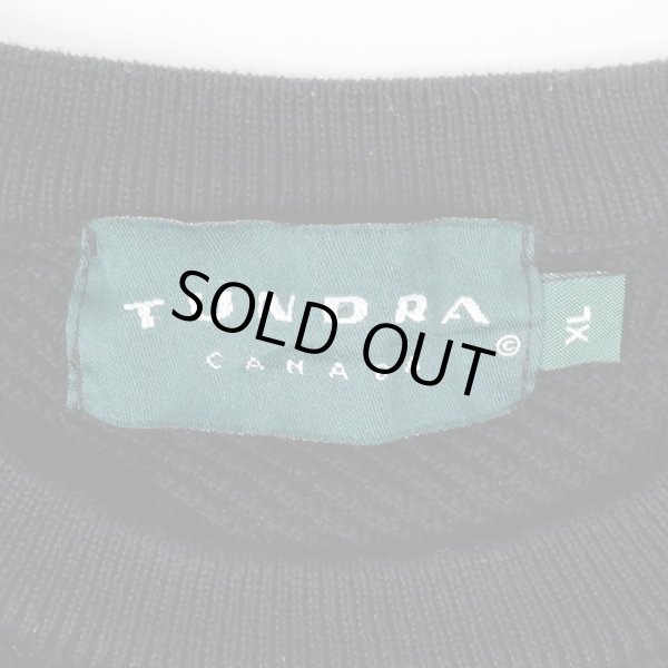 画像2: 90's TUNDRA 3D コットンニット "ALL BLACK" (2)