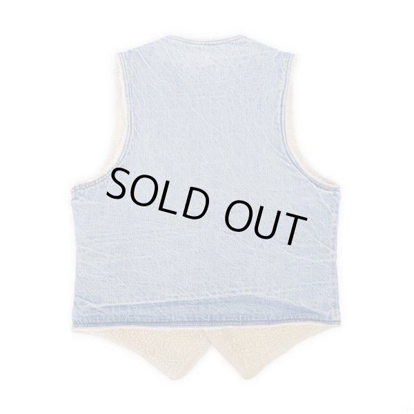 画像2: 70's Levi's デニムボアベスト "MADE IN USA" (2)