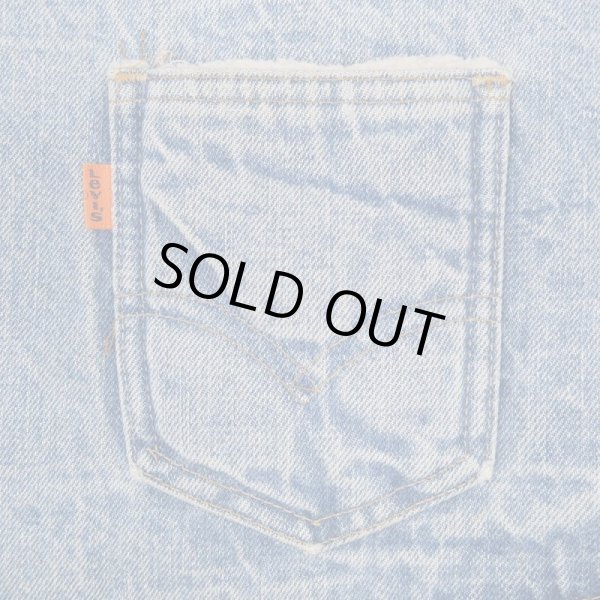 画像4: 70's Levi's デニムボアベスト "MADE IN USA" (4)