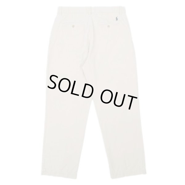 画像2: 90's Polo Ralph Lauren チノトラウザー “PROSPECT PANT / Light Beigh” (2)