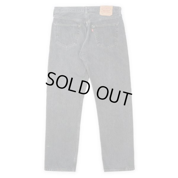画像2: 90's Levi's 501 先染め ブラックデニムパンツ "MADE IN USA / 実寸W33 L31" (2)