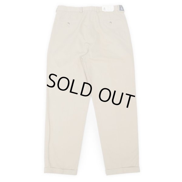 画像2: 90's NAUTICA 2タック チノトラウザ― "DEADSTOCK" (2)