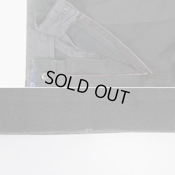 画像5: 90's Polo Ralph Lauren 2タック チノトラウザー "ANDREW PANT / BLACK" (5)