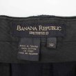 画像3: 00's Banana Republic 2タック 太畝コーデュロイトラウザー "BLACK" (3)