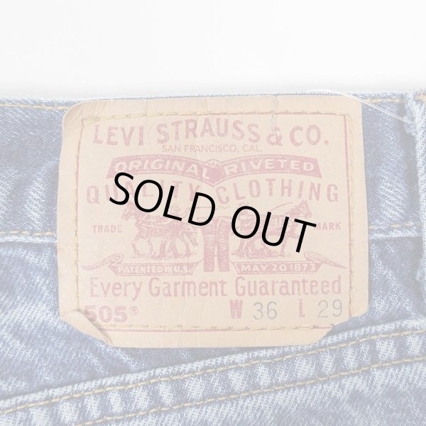 画像3: 90-00's Levi's 505 デニムパンツ "MADE IN USA / W36 L29" (3)