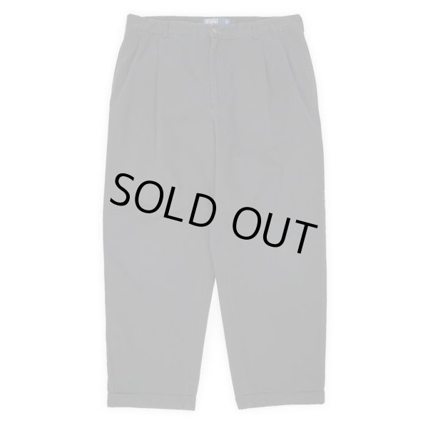 画像1: 90's Polo Ralph Lauren 2タック チノトラウザー “HAMMOND PANT / BLACK” (1)