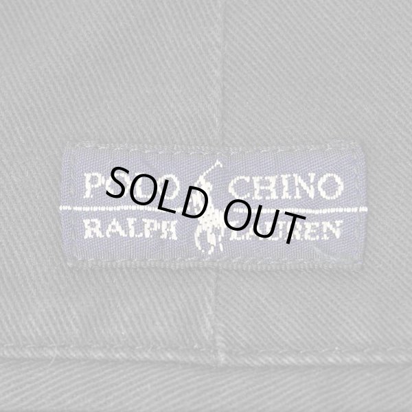 画像3: 90's Polo Ralph Lauren 2タック チノトラウザー “HAMMOND PANT / BLACK” (3)